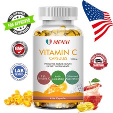 Cápsulas de Vitamina C 1000 mg 120 píldoras