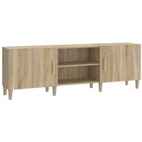 Mueble para TV Vidaxl Roble Sonoma 150x30x50 Cm