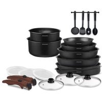 Set de Cocina de Aluminio Antiadherente, 20 Piezas