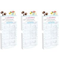 3 Moldes Rígidos Pescaditos De Chocolate