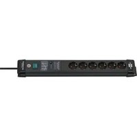 Regleta de 6 Tomas con Protección Contra Sobretensiones y Cable de 3m Brennenstuhl 1951160401