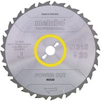Metabo Hoja De Sierra "power Cut Wood - Professional" 254x30 D24