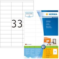Etiquetas Premium Herma A4 100 Hojas 70x25,4 Mm