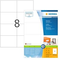 Etiquetas Permanentes A4 105x74 mm Herma 100 Hojas