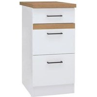 Mueble Bajo Cocina 40 Cm con 3 Cajones