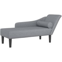Sofá Diván Cama Tela Gris Claro