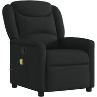 Sillón Reclinable Masaje Tela Negro