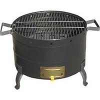 Barbacoa Negro Mate Ø 34mm Theca