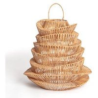 Lámpara Colgante Ratán Halima Ø570 Mm Iluzzia Natural