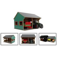 Cobertizo Granja para 2 Tractores Juguete 1:16 Kids Globe