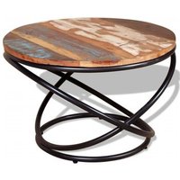Mesa de centro de madera maciza reciclada Vidaxl 60x60x40 cm