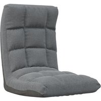 Silla de suelo plegable de tela Vidaxl