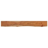 Estante de Pared Rectangular de Madera de Acacia Vidaxl 140x20x2.5cm