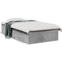 Cama Individual con Cajones Madera Ingeniería 100x200 Cm