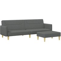Sofá Cama Cama Para Adulto Tela Gris Oscuro Cfw25654