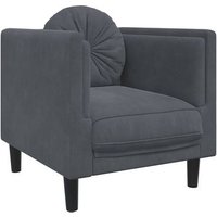 Sillón de Salón con Cojín de Terciopelo