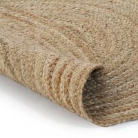 Alfombra Redonda de Yute Trenzado 150 cm