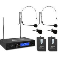 Audibax Missouri 2500 Micrófono Inalámbrico Profesional Doble Lavalier / Madonna Frecuencia A