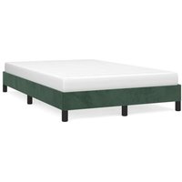 Estructura de cama con cabecero de terciopelo 120x200 cm