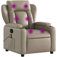 Sillón de Masaje Reclinable de Cuero Sintético