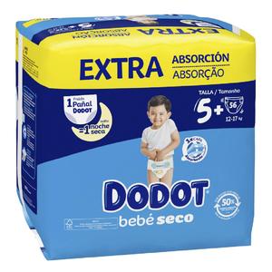 Dodot Pañales Bebé Seco T5 56 uds Dodot Pañales Bebé Seco T5 56 uds