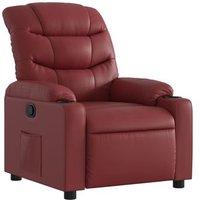 Sillón Reclinable de Cuero Sintético Multifuncional