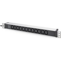 PDU Montaje en Rack con Aluminio 12 Tomas