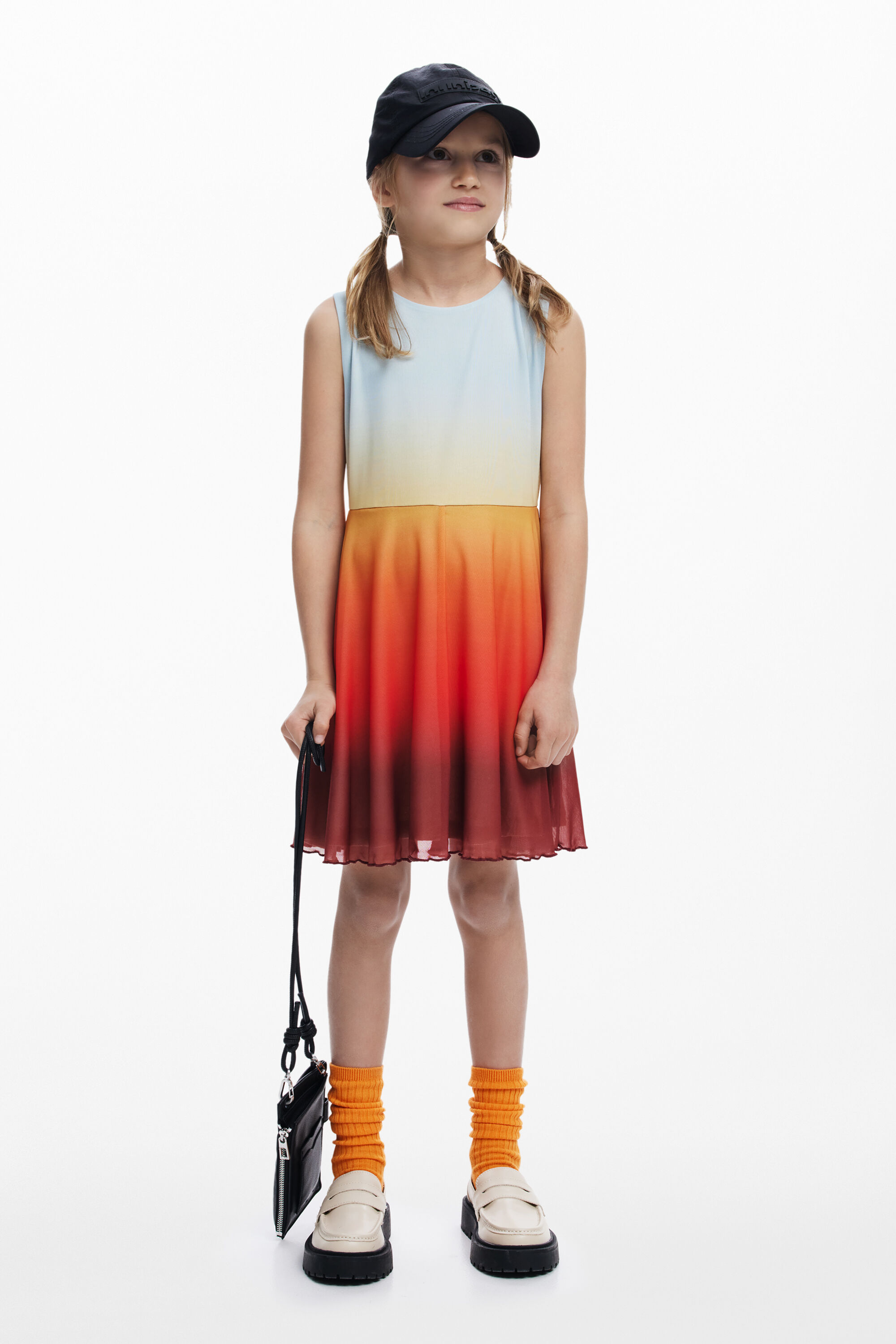 Desigual Vestido corto degradado