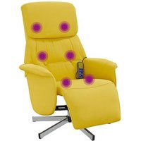 Sillón Reclinable De Masaje Con Reposapiés