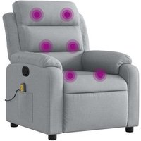 Sillón Reclinable de Masaje Silla de Tela Clarocfw792510