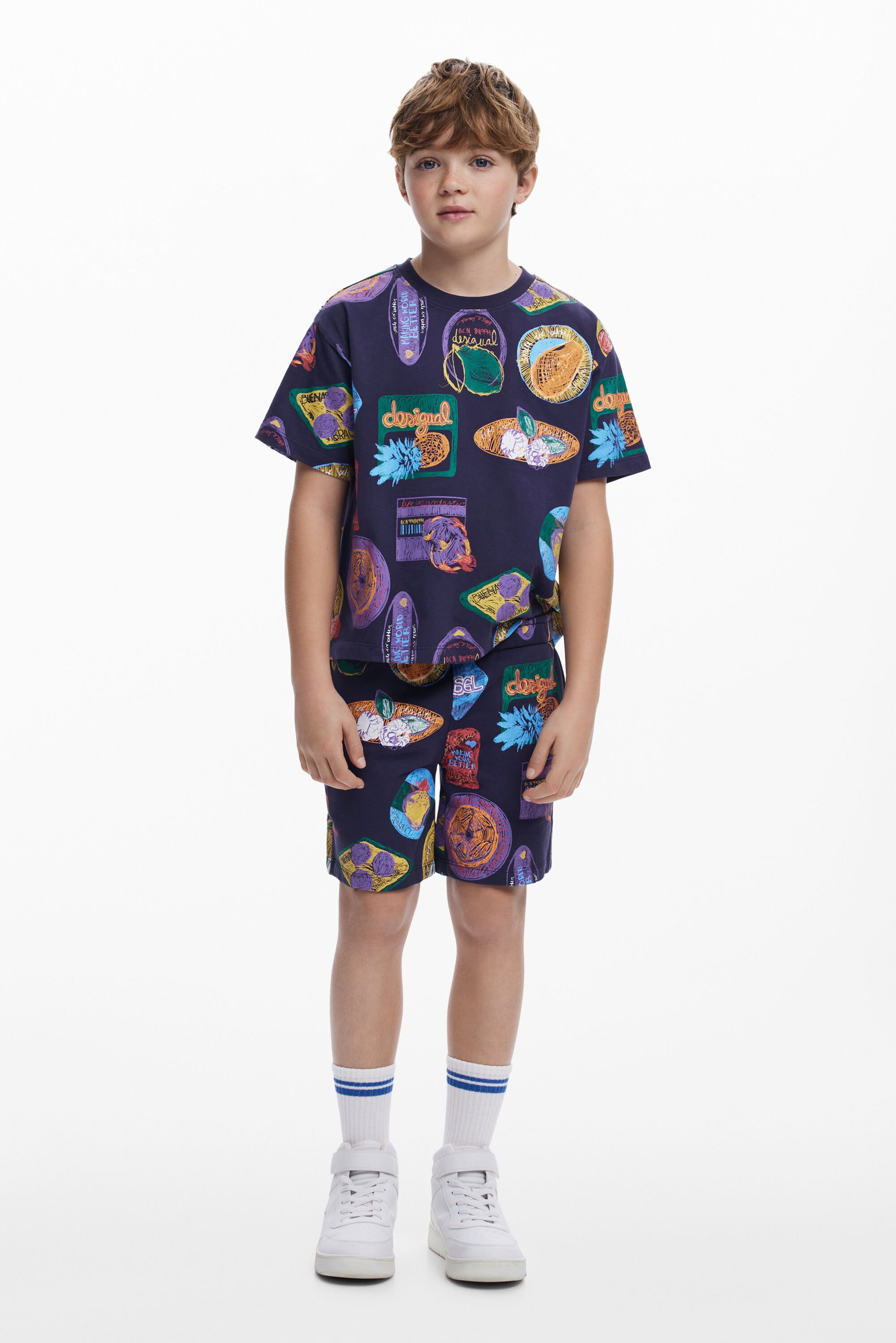 Desigual Pantalón corto sellos hombre Desigual Pantalón corto sellos hombre