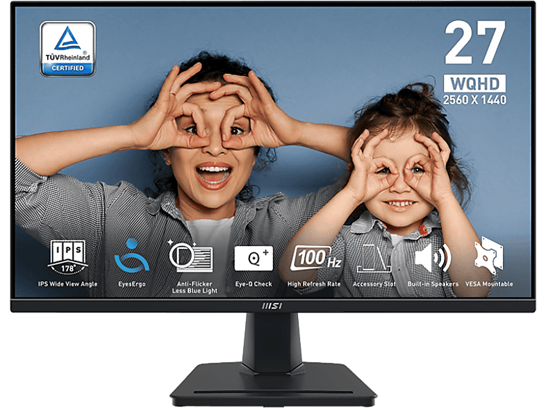 Monitor MSI PRO MP275Q 27" WQHD 100 Hz