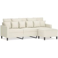 Sofá De 3 Plazas Con Taburete 180 Cm