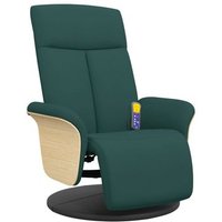 Sillón Reclinable de Masaje con Reposapiés Tela Cfw567765