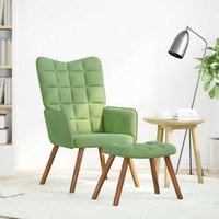 Sillón de Relax con Reposapiés Terciopelo