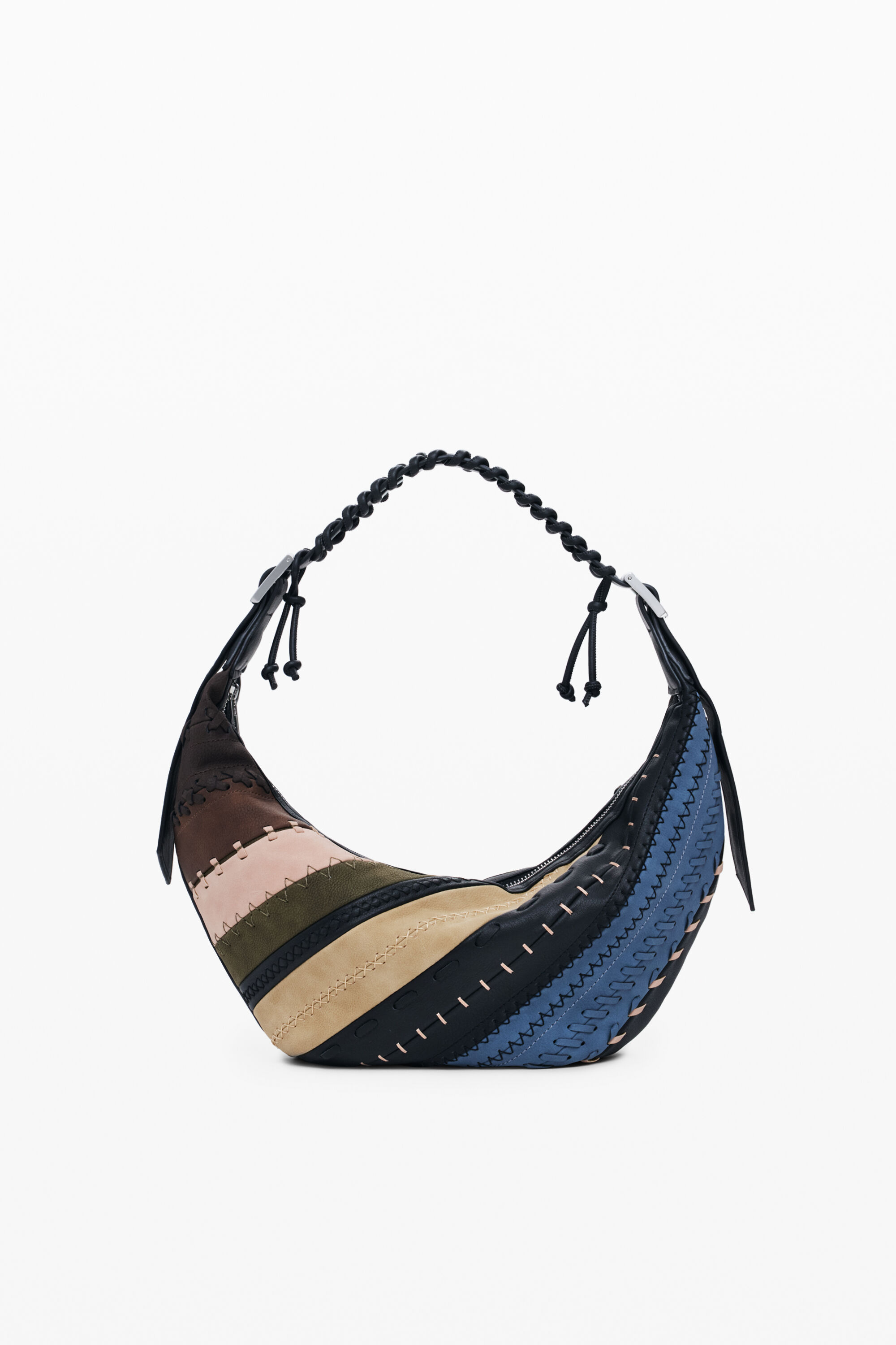Bolso bandolera Desigual patchwork mediano