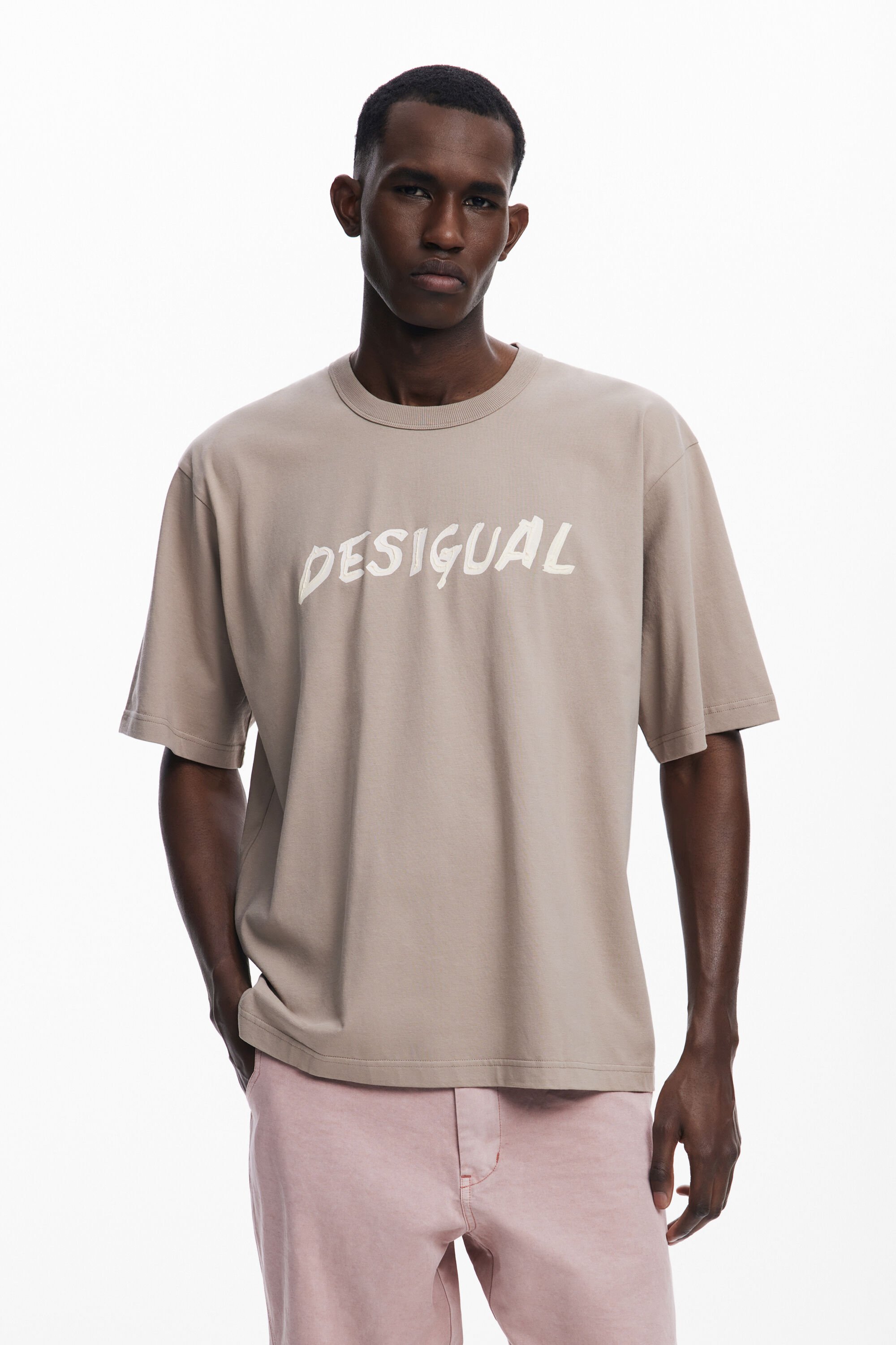 Camiseta manga corta Desigual con logo para hombre