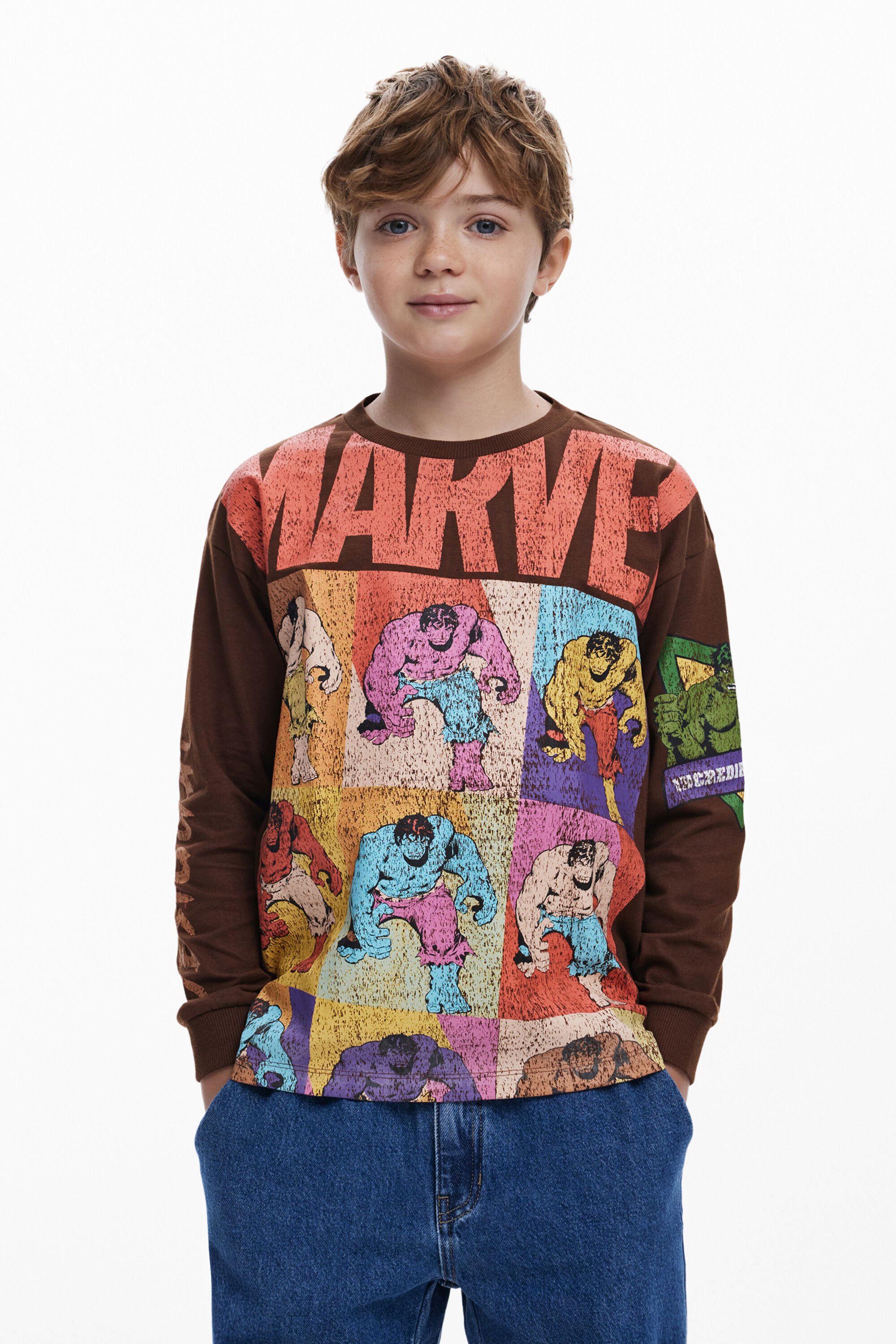 Camiseta "Hulk" de Manga Larga para Hombre