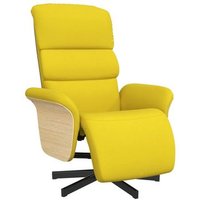 Sillón Reclinable Con Reposapiés Tela