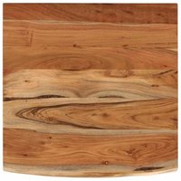 Tablero Cuadrado Madera Acacia Borde Vivo 80x80x3,8 Cm
