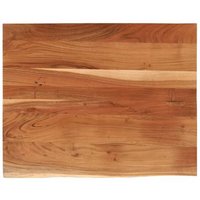 Tablero Rectangular de Madera de Acacia Borde Vivo 110x80x3.8 cm