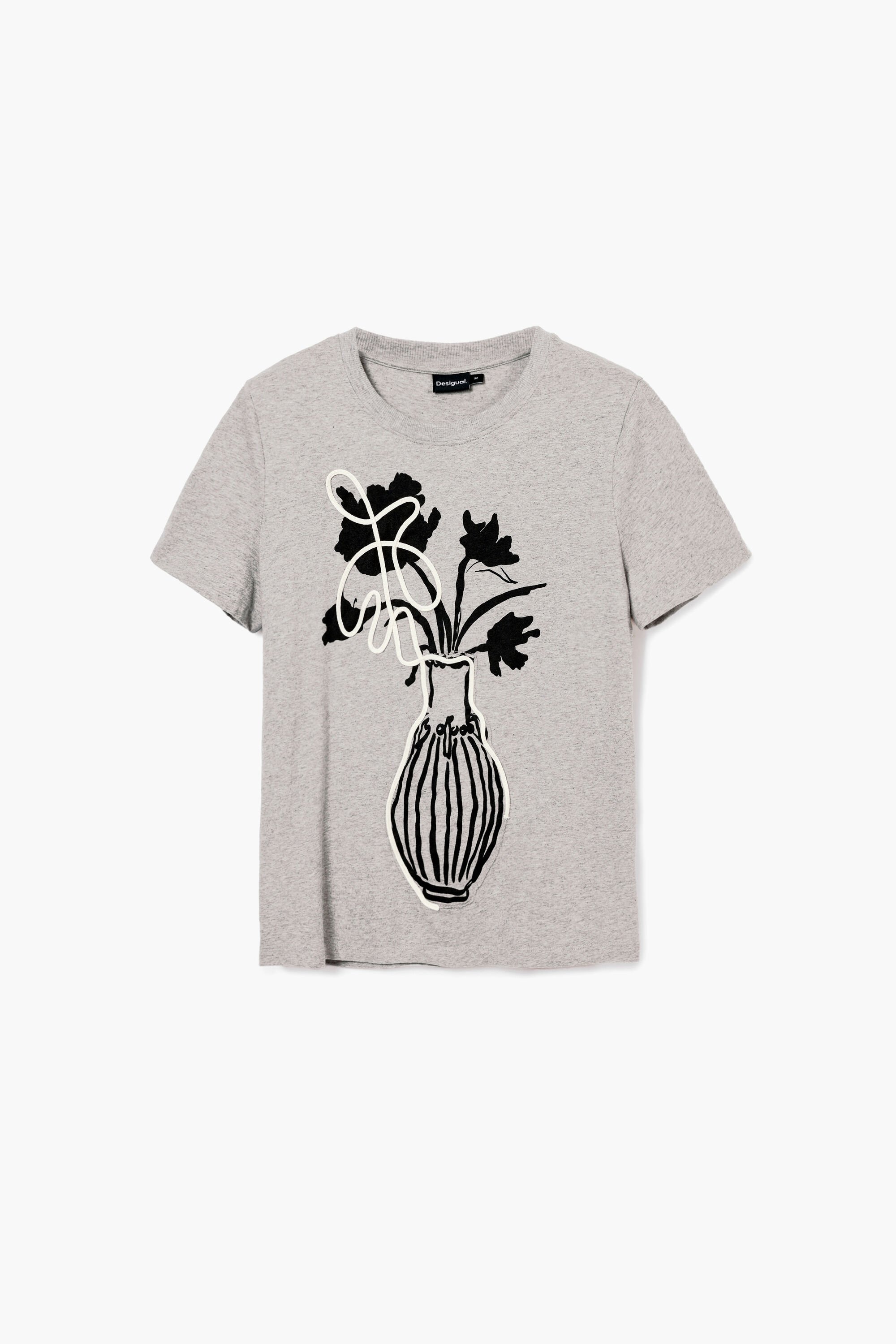 Camiseta lisa jarrón fehombre Desigual