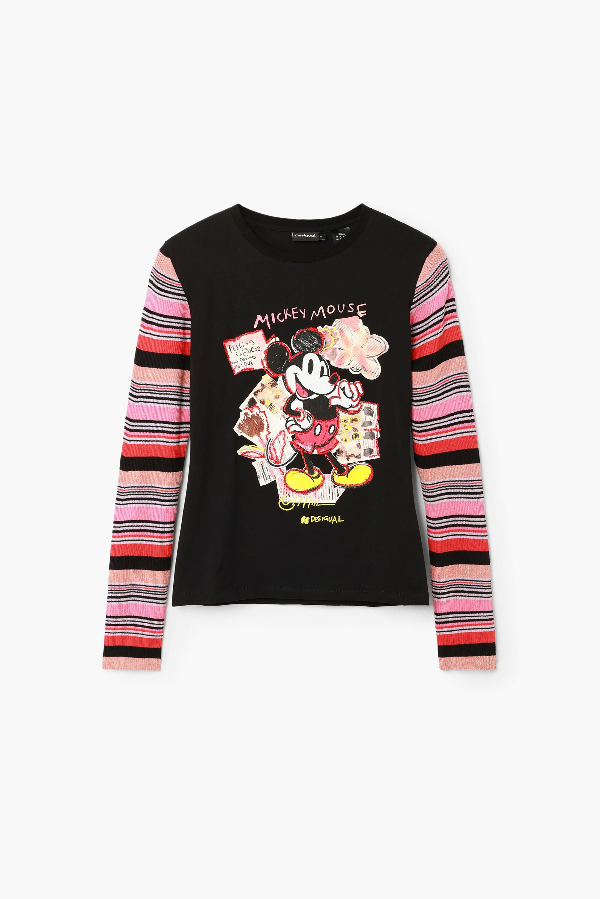 Camiseta manga larga Mickey fehombre