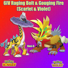 Colección Pokémon Escarlata y Violeta: Raging Bolt y Gouging Fire