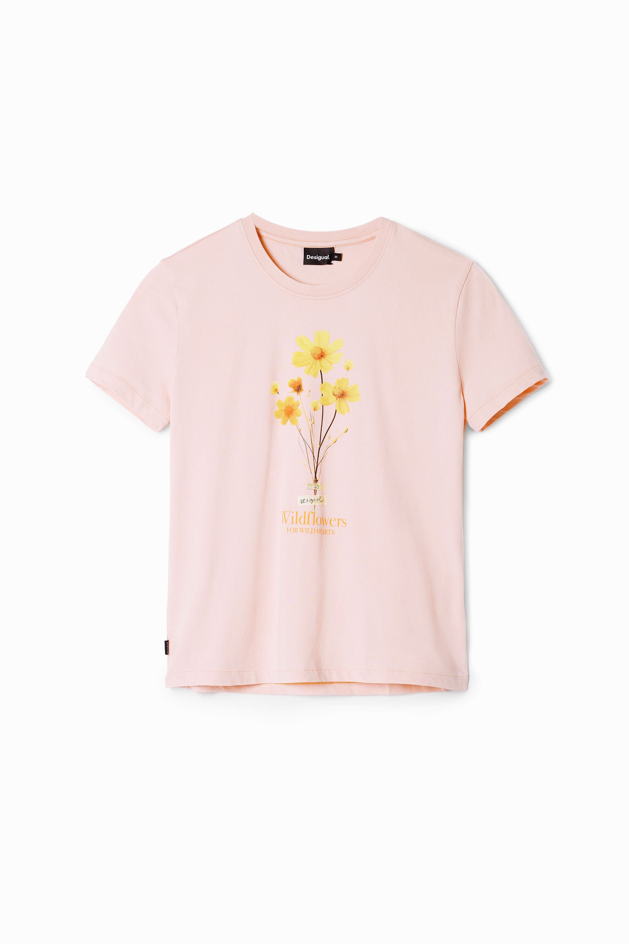 Camiseta Desigual con ilustración margarita para hombre