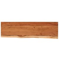 Estante de Pared Rectangular de Madera de Acacia Vidaxl 90x30x3,8 Cm