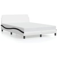 Cama Doble Vidaxl Cuero Sintético 140x190 Cm