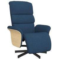 Sillón Reclinable con Reposapiés de Tela