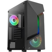 Caja PC Aerocool Scapebkv3 ATX con 3 ventiladores ARGB y frontal RGB LED