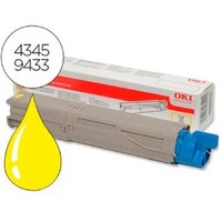 Toner Oki Amarillo 43459337 para C3300/3400/3450 (1,500 páginas)